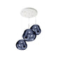 Multi Light Pendant Lamp, Sculptural Melt Design for Interior Spaces