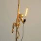 Monkey Pendant Light, Sculptural Hanging Lamp for Indoor Spaces