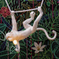 Monkey Pendant Light, Sculptural Hanging Lamp for Indoor Spaces
