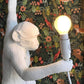 Monkey Pendant Light, Sculptural Hanging Lamp for Indoor Spaces