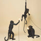 Monkey Pendant Light, Sculptural Hanging Lamp for Indoor Spaces