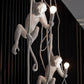 Monkey Pendant Light, Sculptural Hanging Lamp for Indoor Spaces