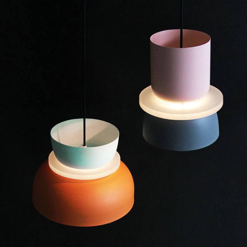 Macaron LED Pendant Light, Nordic Color Design