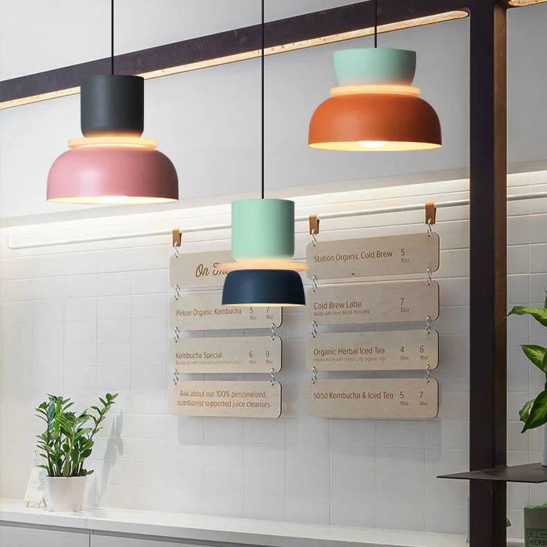 Macaron LED Pendant Light, Nordic Color Design