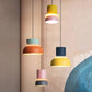 Macaron LED Pendant Light, Nordic Color Design