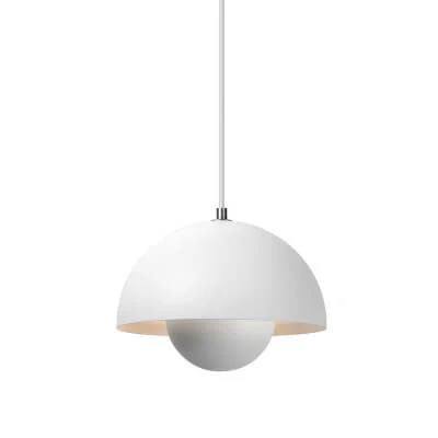 Nordic Macaron Dome Pendant Light, One-Light Metal Hanging Lamp