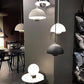 Nordic Macaron Dome Pendant Light, One-Light Metal Hanging Lamp