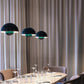 Nordic Macaron Dome Pendant Light, One-Light Metal Hanging Lamp