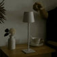 Wireless Rechargeable LED Table Lamp, Scandinavian Minimalist Design