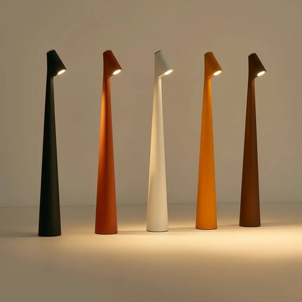 Wireless LED Table Lamp, Nordic Minimalist Design