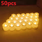 Flameless LED Tealight Candles, Battery Operated Flickering Lights for Weddings and Romantic Events
