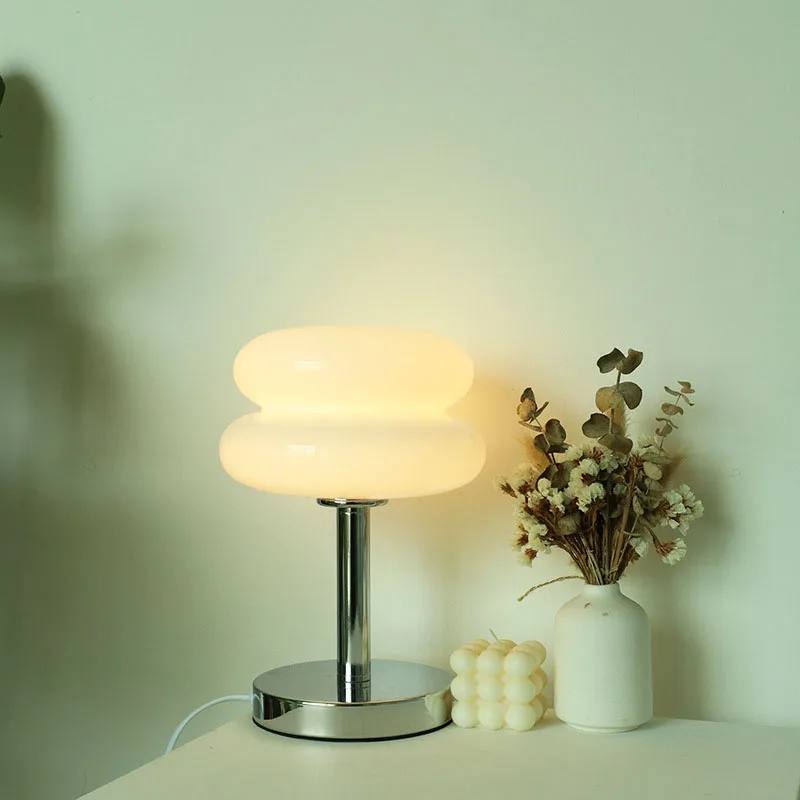 Glass Table Lamp with Colorful Design | Child-Friendly Bedside Night Light