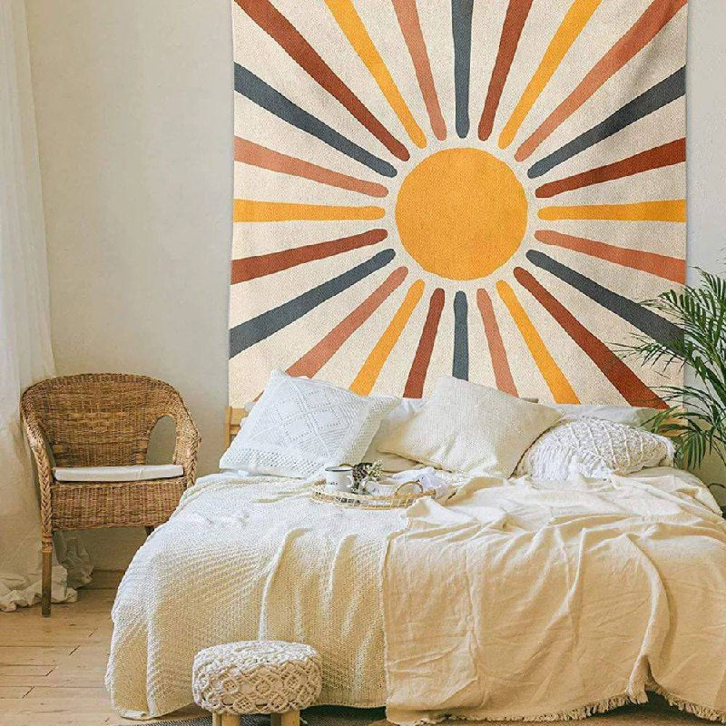 Cover Me With Sunshine Wall Tapestry Boho Neutral Decor