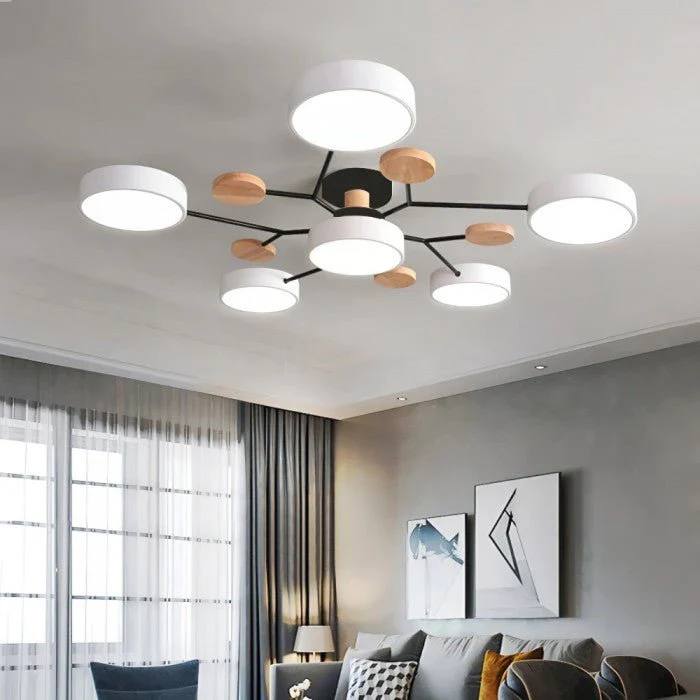 Scandinavian LED Ceiling Light, Branched Modern Design