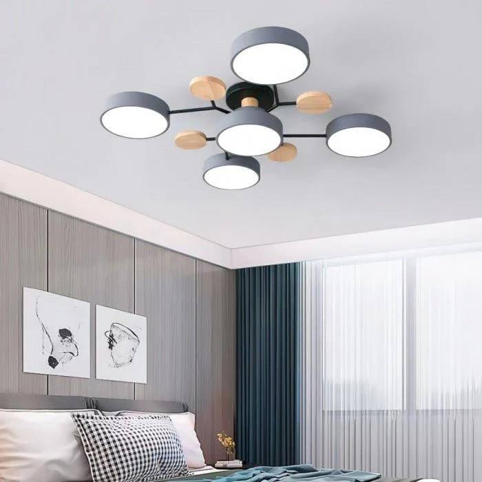 Scandinavian LED Ceiling Light, Branched Modern Design