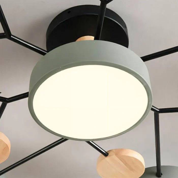 Scandinavian LED Ceiling Light, Branched Modern Design