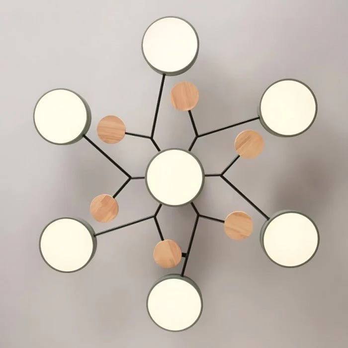 Scandinavian LED Ceiling Light, Branched Modern Design