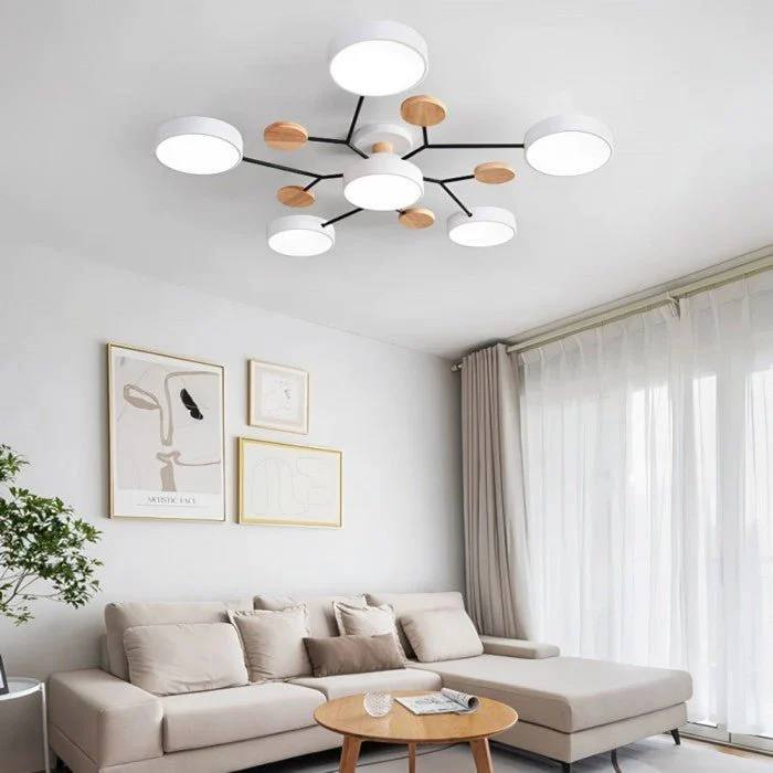 Scandinavian LED Ceiling Light, Branched Modern Design