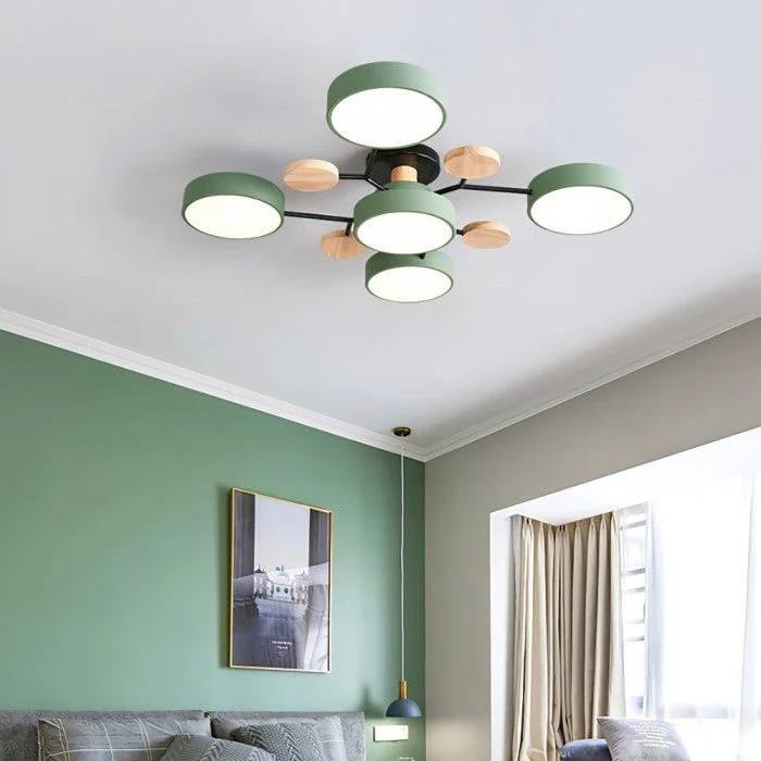Scandinavian LED Ceiling Light, Branched Modern Design