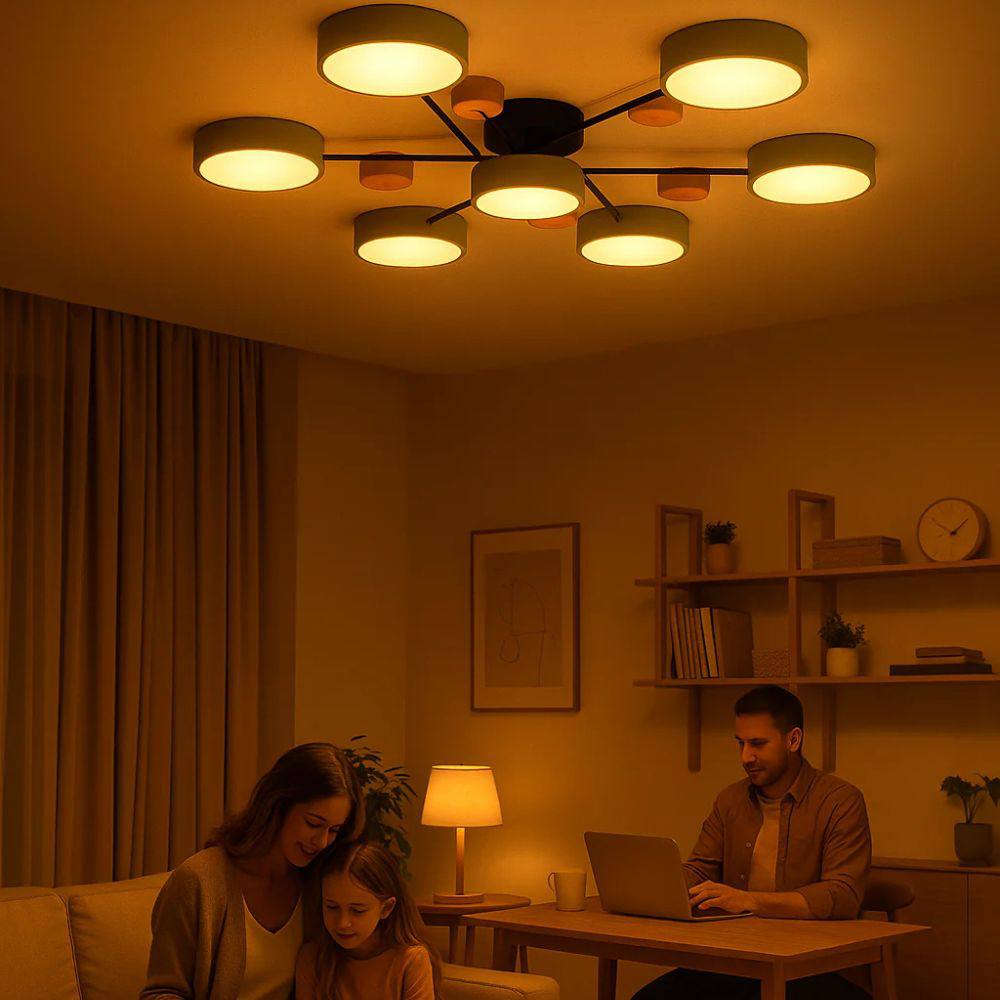 Scandinavian LED Ceiling Light, Branched Modern Design
