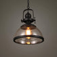 Bowl Shaped Glass Pendant Light, Industrial Retro Ceiling Lamp