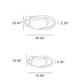 Round LED Ceiling Light, Nordic Minimal Flush Mount Design