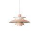 Scandinavian Umbrella Pendant Light, Metal Hanging Lamp for Indoor Spaces
