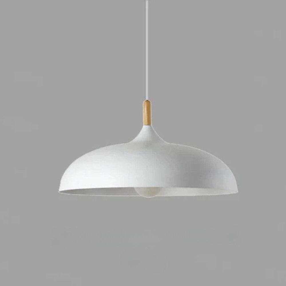 Nordic Oak Ceiling Light, Scandinavian Design with LED Lighting