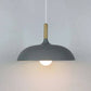 Nordic Oak Ceiling Light, Scandinavian Design with LED Lighting