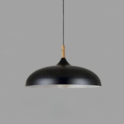 Nordic Oak Ceiling Light, Scandinavian Design with LED Lighting