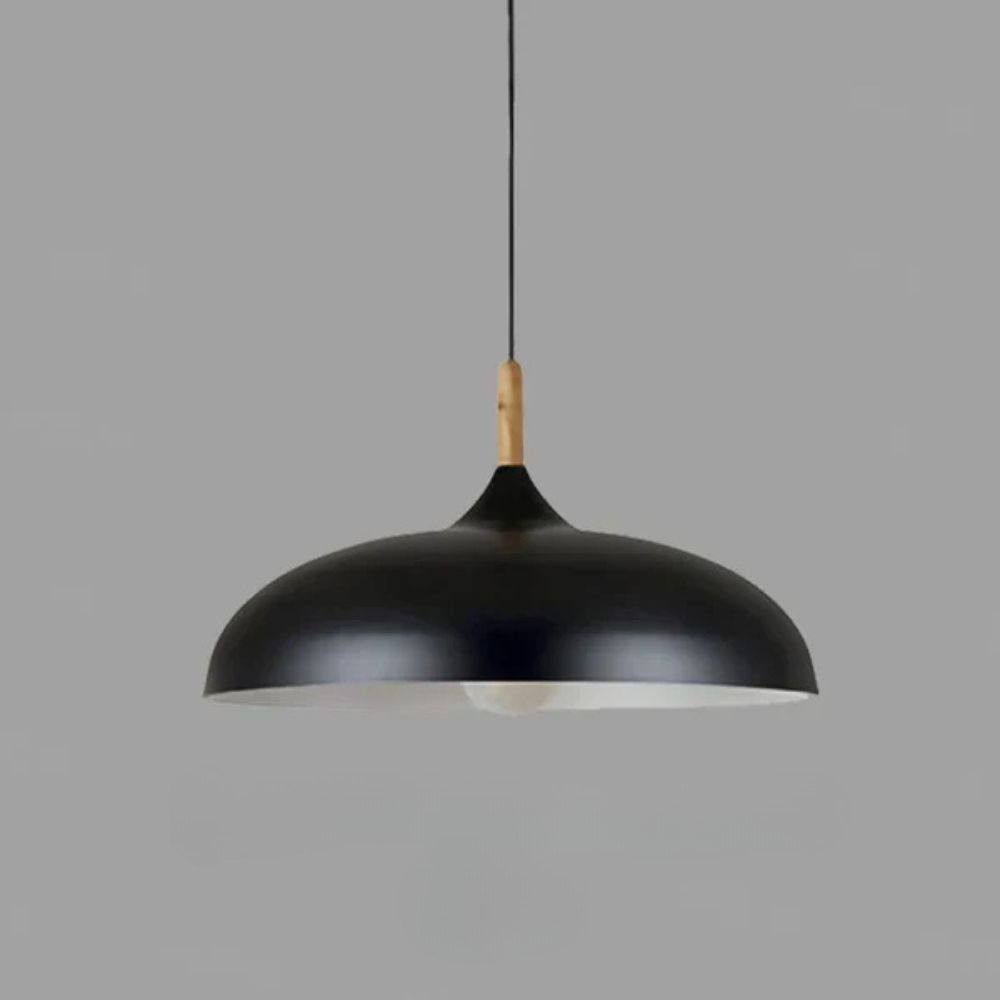 Nordic Oak Ceiling Light, Scandinavian Design with LED Lighting