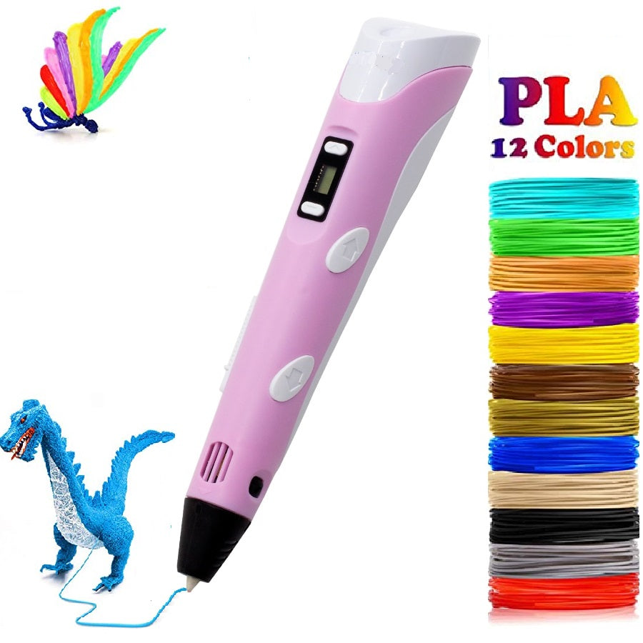 3D Printing Pen with Variable Speed Control and Cooling Safety System