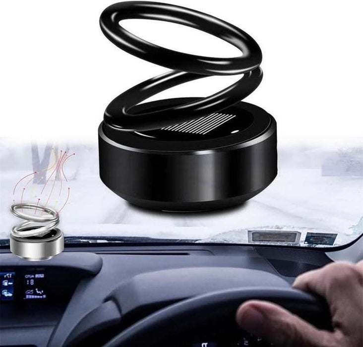 Compact Kinetic Heater with Rotating Ring Design for Cars and Indoor Spaces