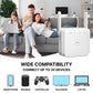WiFi Range Extender with High-Gain Antennas and Gigabit LAN Port, Dual-Band Coverage