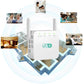 WiFi Range Extender with High-Gain Antennas and Gigabit LAN Port, Dual-Band Coverage