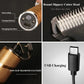 Professional Hair Clippers Cordless Set for Men Gold