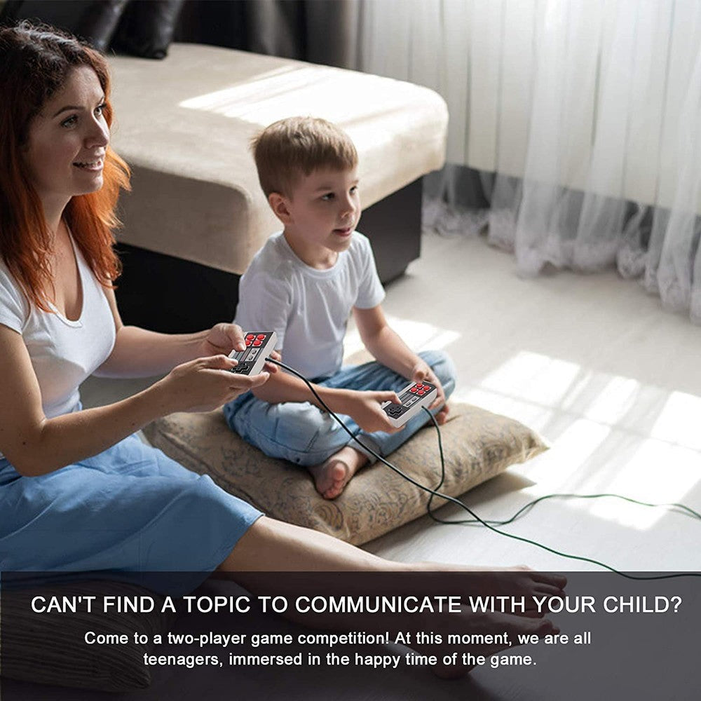Classic Game Console with 620 Preloaded Games and Two Wired Controllers, Composite AV