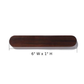Magnetic Wooden Key Holder Wall Mount with Adhesive Backing and Oval  Design
