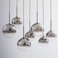 Modern Globe Pendant Light in Brushed Brass