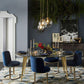 Modern Globe Pendant Light in Brushed Brass