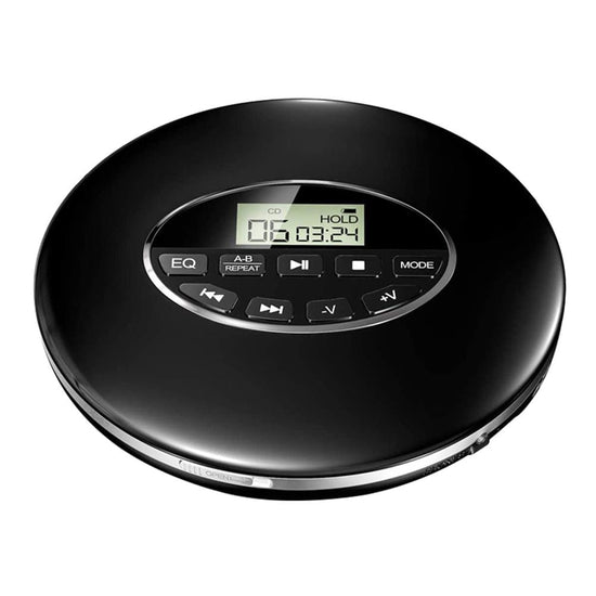 Portable CD Player with Anti Skip Technology and Five Sound Modes, LCD Display