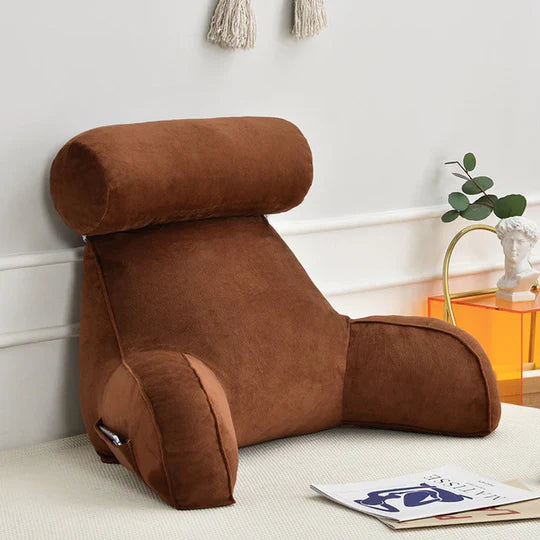 Ultra Plush Reading Bed Pillow with Arm and Back Support