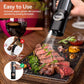Rechargeable Electric Salt and Pepper Mill Set-Black-Nora Luxe