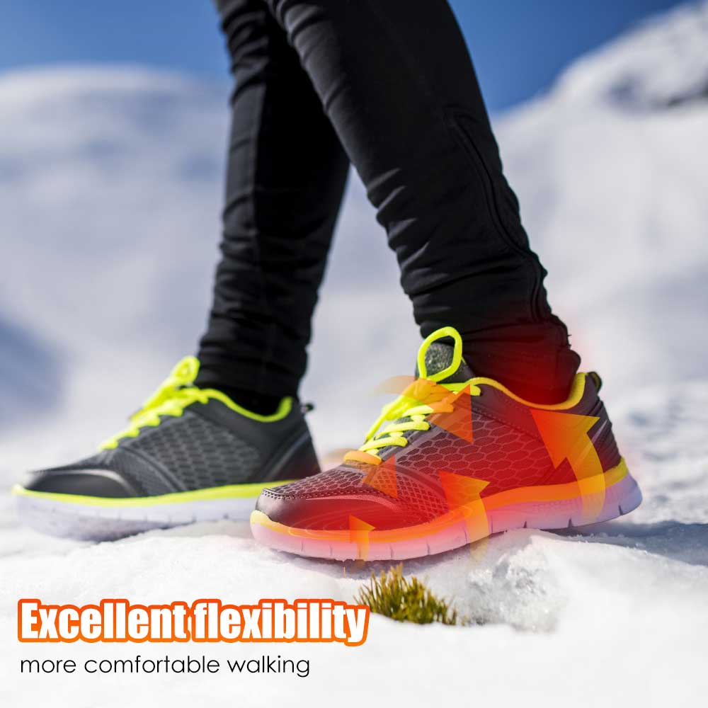 Rechargeable Heated Insoles with 3 Temperature Settings and 10-Hour Runtime