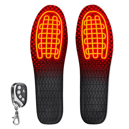 Rechargeable Heated Insoles with Three Heat Settings and 10-Hour Battery