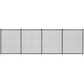 "Removable inground pool safety fence with mesh design providing child and pet protection with sleek, durable panels."