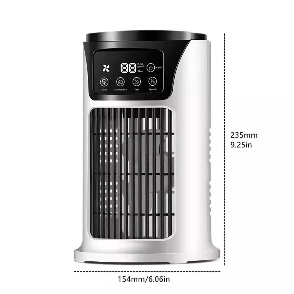 Evaporative Air Cooler with Humidifying Function and Automatic Swing, 8-Hour Runtime All Vera Mart