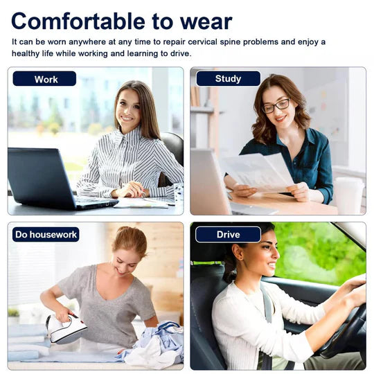 Neck Stretcher Traction Device for Posture Correction and Spinal Relief