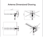 Outdoor HD TV Antenna with 360° Motorized Rotation and Interference Filter, Weatherproof