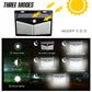 Solar Motion Sensor Light with Adjustable Mount and Three Modes, 800 Lumens